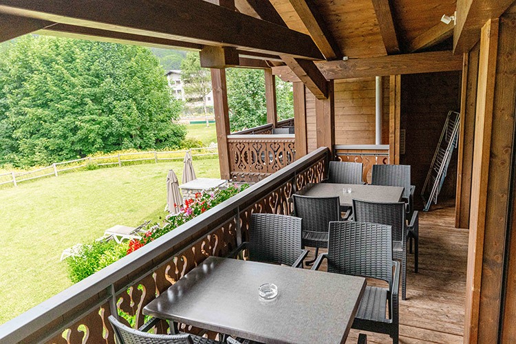 Terrasse chalet Adelphine 2