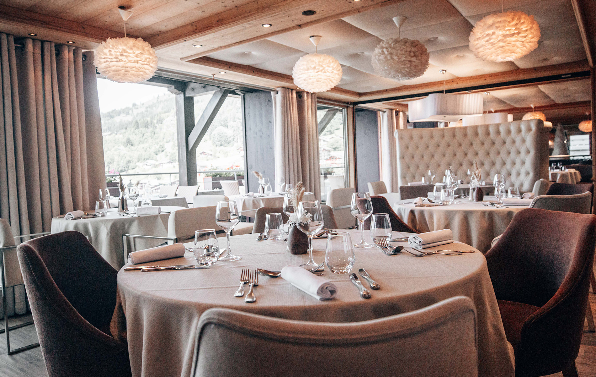 Table du resturant Oxalis