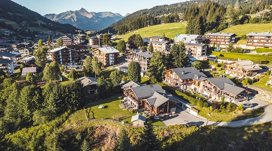 Vue des Chalets d'Adelphine