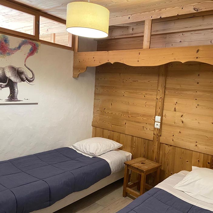 chambre 2 lit simple