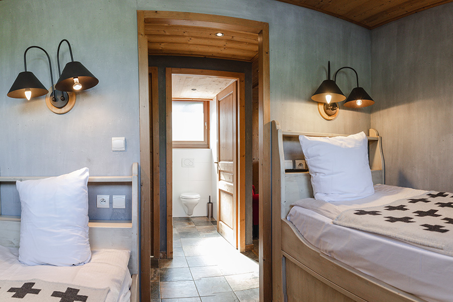 suite lodge 1 4 personnes lits  